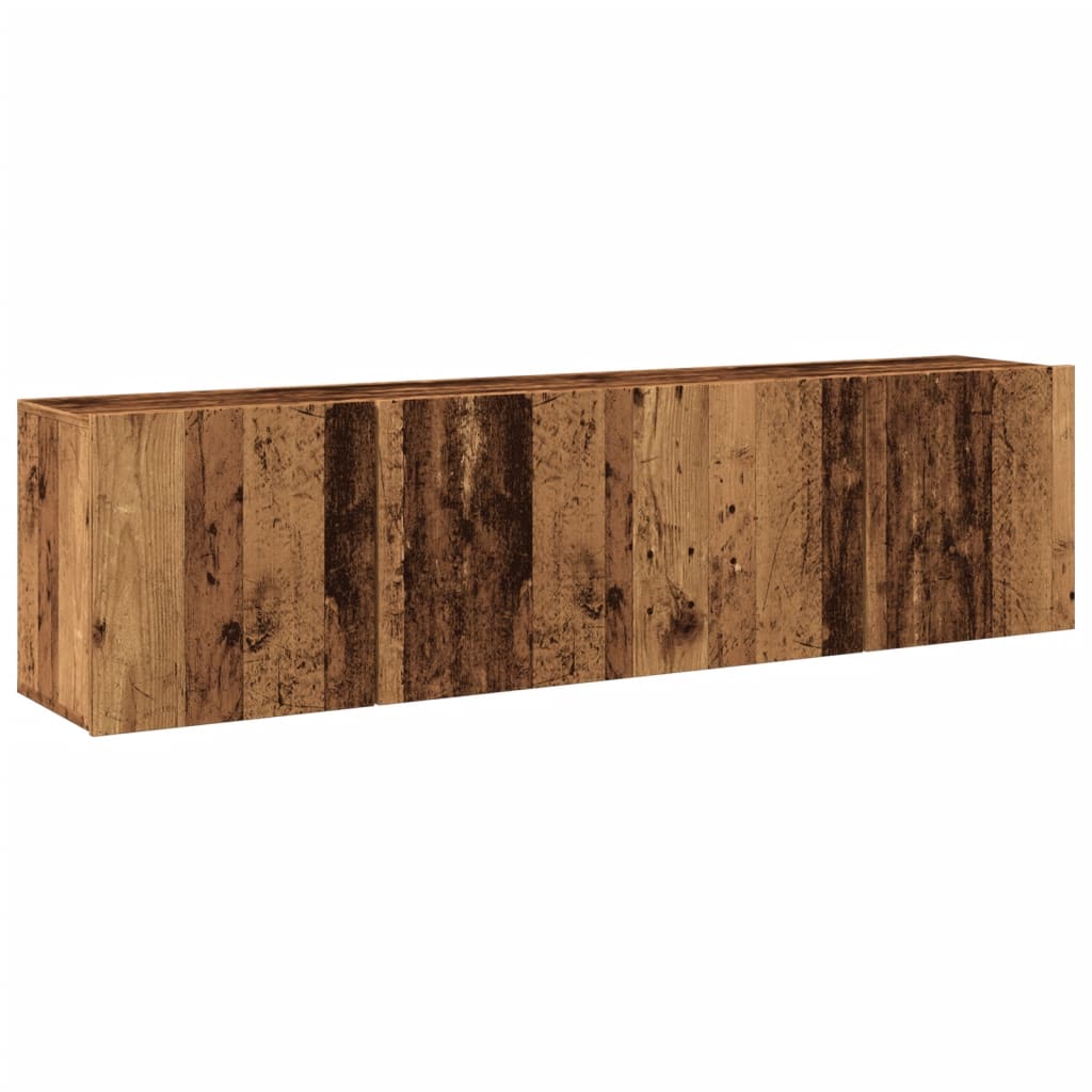 Zidni TV ormarići 2 kom boja starog drva 80 x 30 x 41 cm