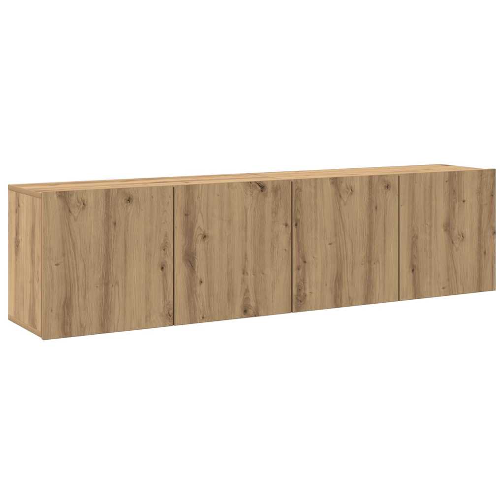 Zidni TV ormarići 2 kom boja hrasta artisan 80 x 30 x 41 cm