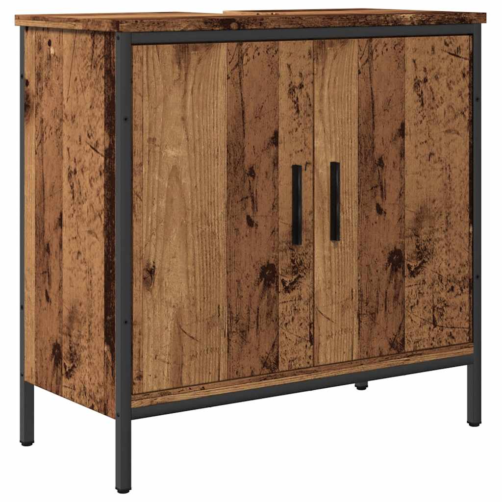 Ormarić za umivaonik boja drva 60x30x60 cm konstruirano drvo