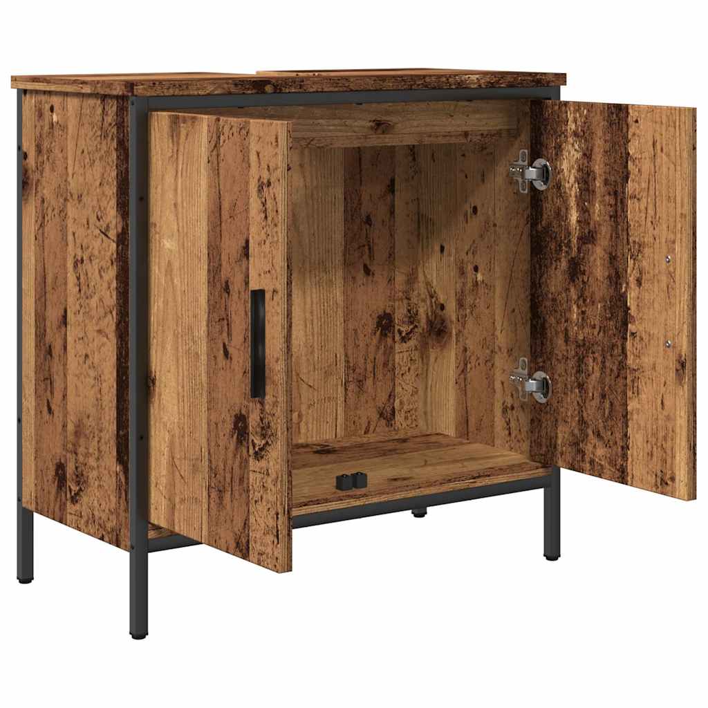 Ormarić za umivaonik boja drva 60x30x60 cm konstruirano drvo