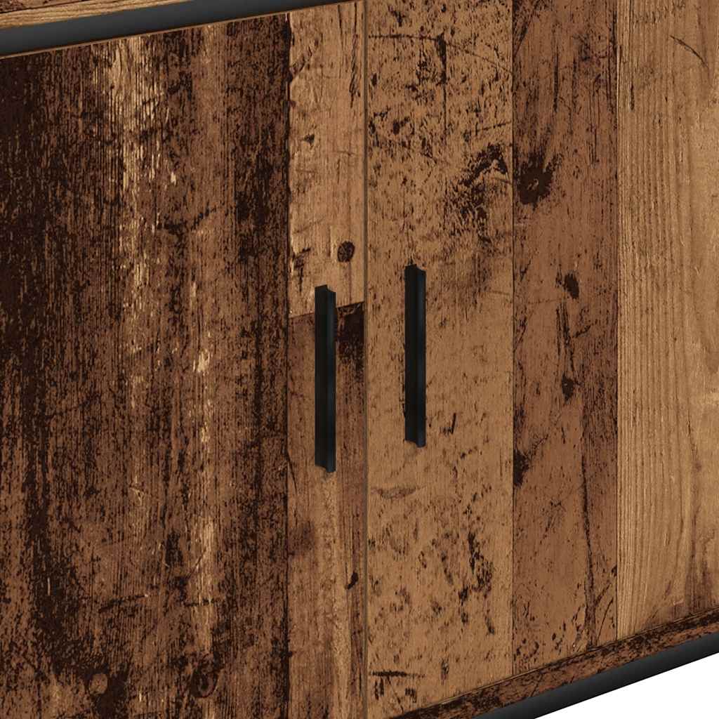 Ormarić za umivaonik boja drva 80 x 30 x 60cm konstruirano drvo