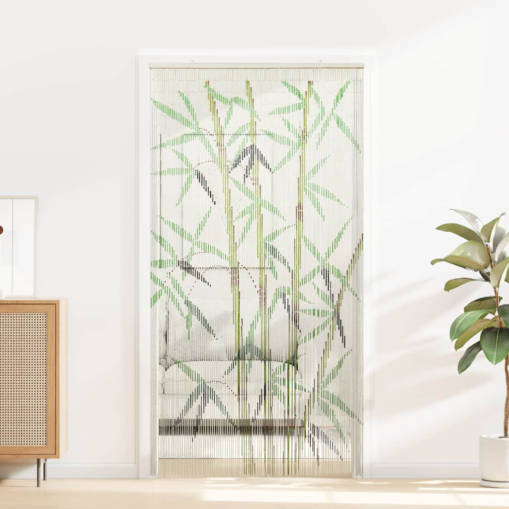 Zavjesa za vrata protiv insekata Otisak bambusa 100x220 cm