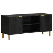 TV ormarić crni 105 x 33 x 46 cm konstruirano drvo