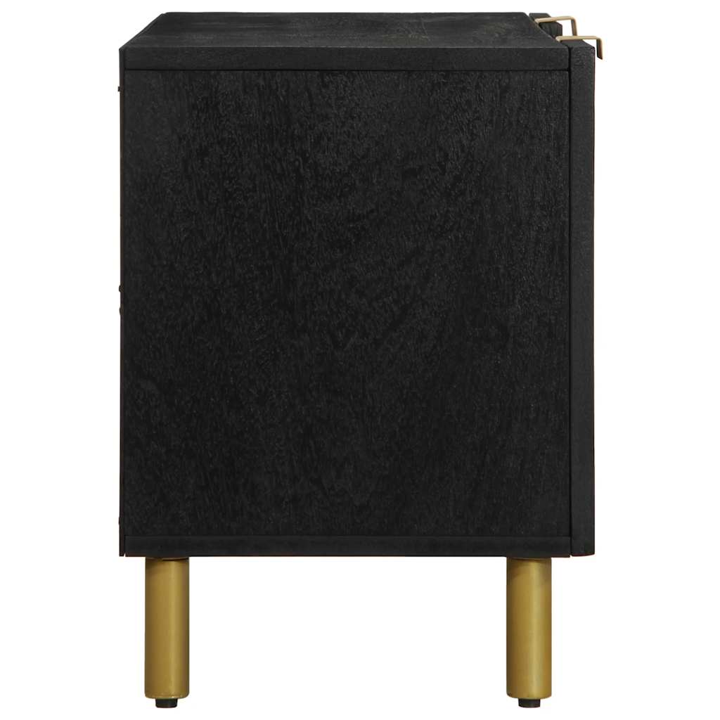 TV ormarić crni 105 x 33 x 46 cm konstruirano drvo