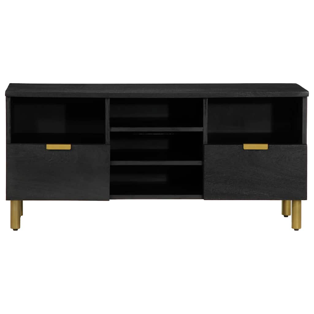 TV ormarić crni 100 x 33 x 46 cm od konstruiranog drva