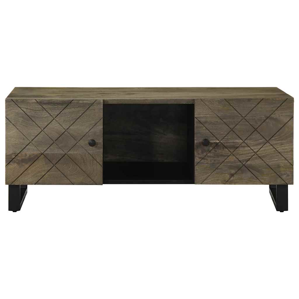 Stolić za kavu crni 100 x 54 x 40 cm od masivnog drva manga