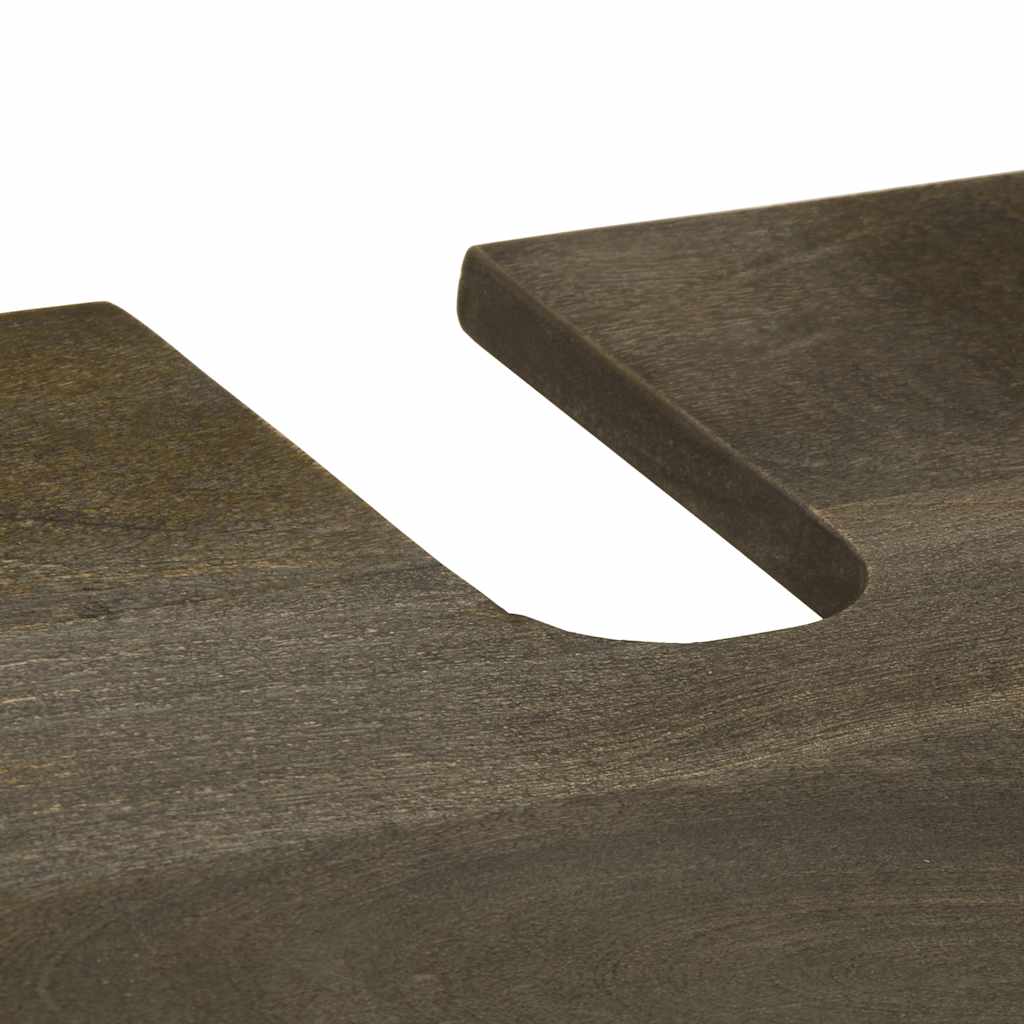 Ormarić za umivaonik crni 62x33x58 cm Puno drvo Mango