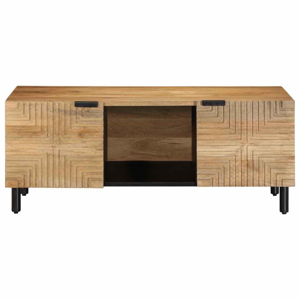 Stol za kavu smeđi 100x54x40 cm Puno drvo Mango
