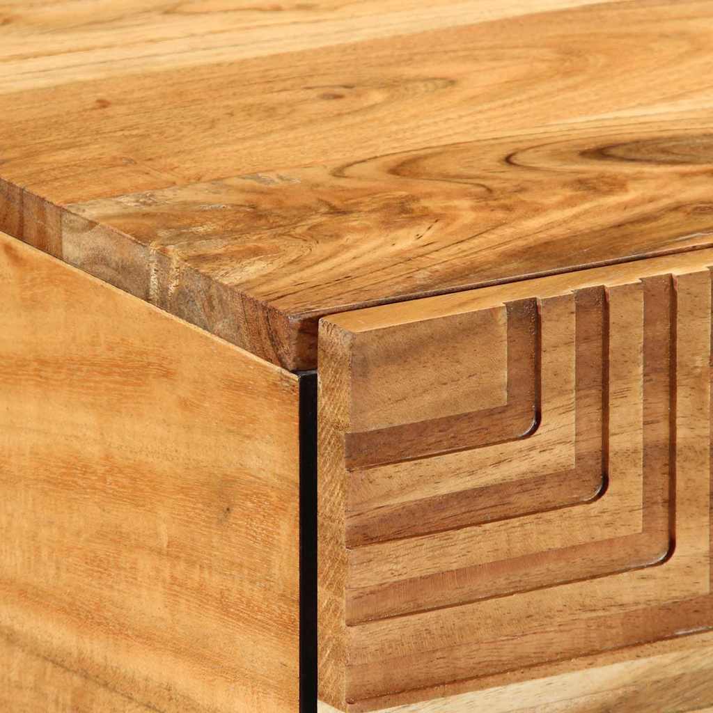 Kava Stol Smeđa 100 x 54 x 40 cm Čvrsto drvo akacije