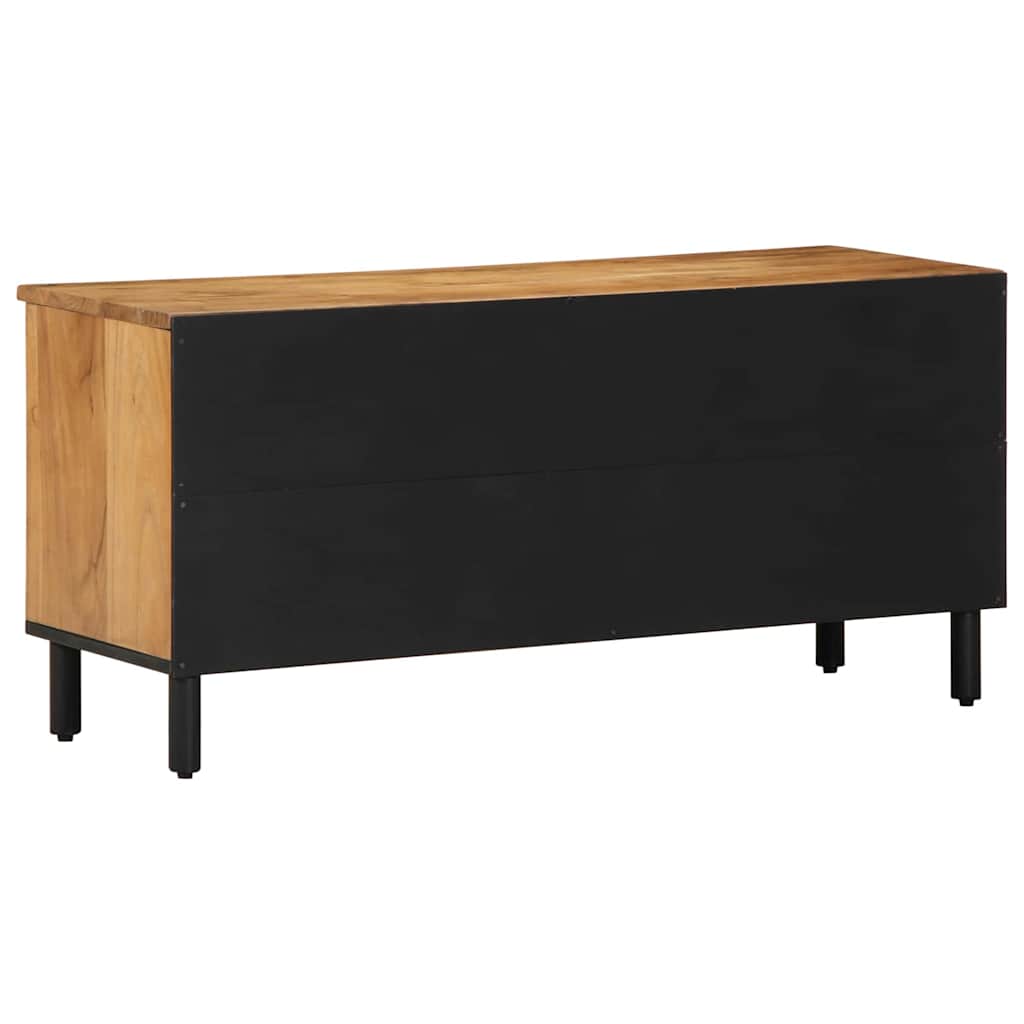 TV ormar s ladicama Smeđa 100 x 33 x 46 cm Čvrsto drvo manga