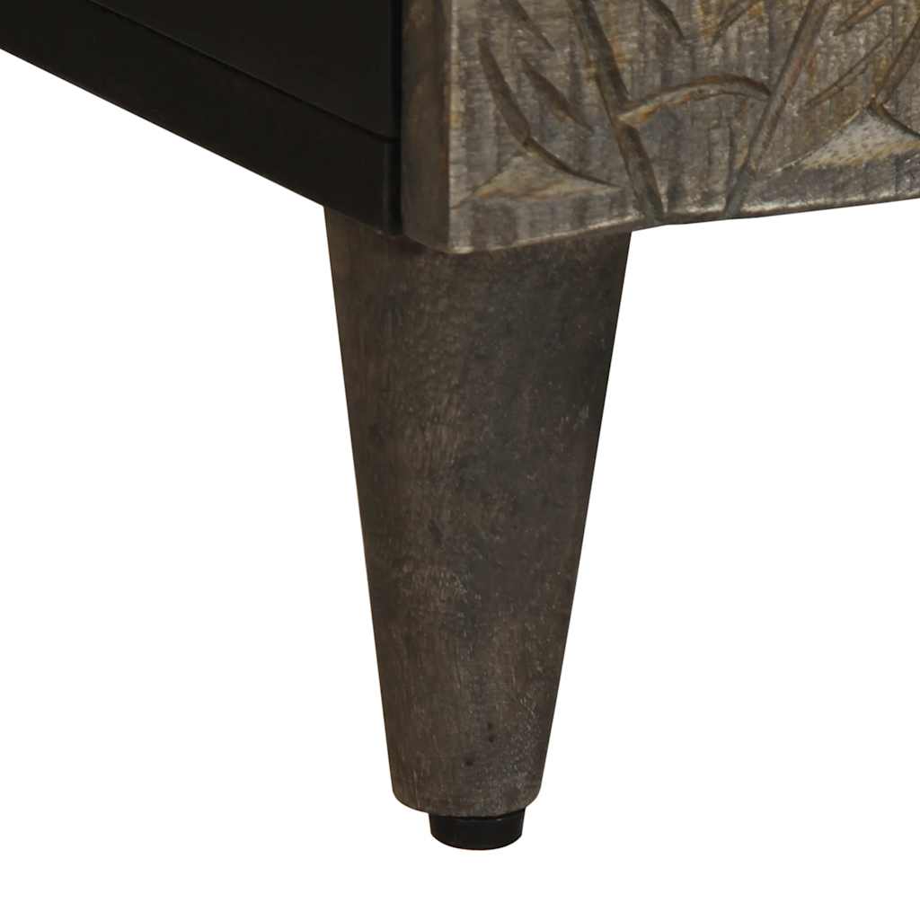 TV ormarić svijetlo sivi 70x33,5x46 cm Puno drvo Mango