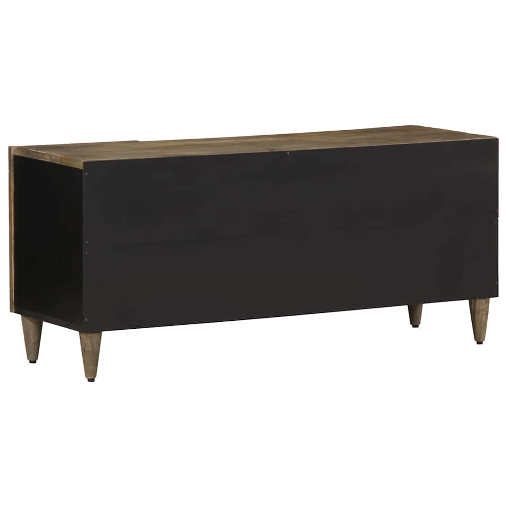 TV ormarić svijetlo sivi 105x33,5x46 cm Puno drvo Mango