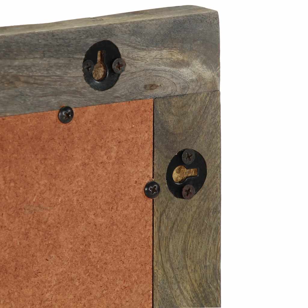 Ogledalo za kupaonicu 50x2,5x70 cm Puno drvo Mango