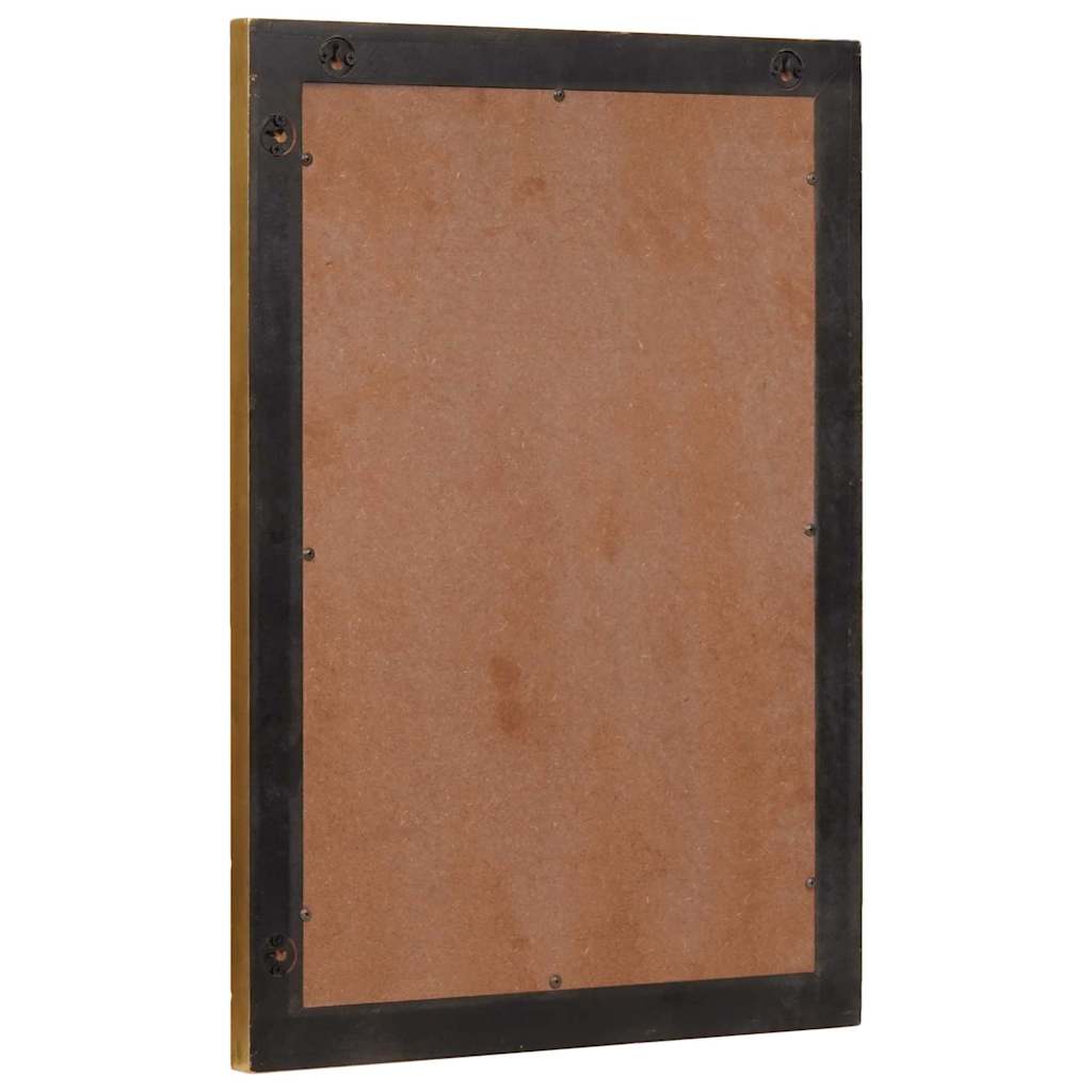 Zrcalo za kupaonicu Zidne s ogledalom Zlatno 50 x 2,5 x 70 cm