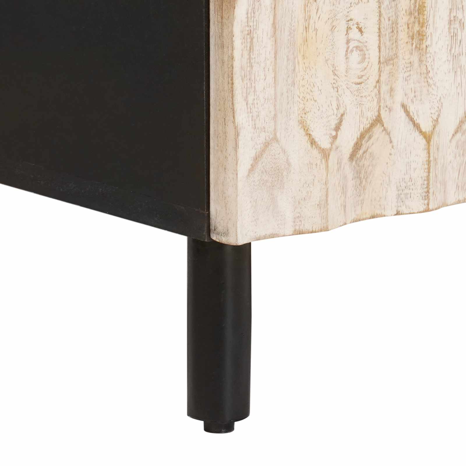 TV ormar Finš bijelog pranja 105 x 33 x 46 cm Čvrsto drvo manga