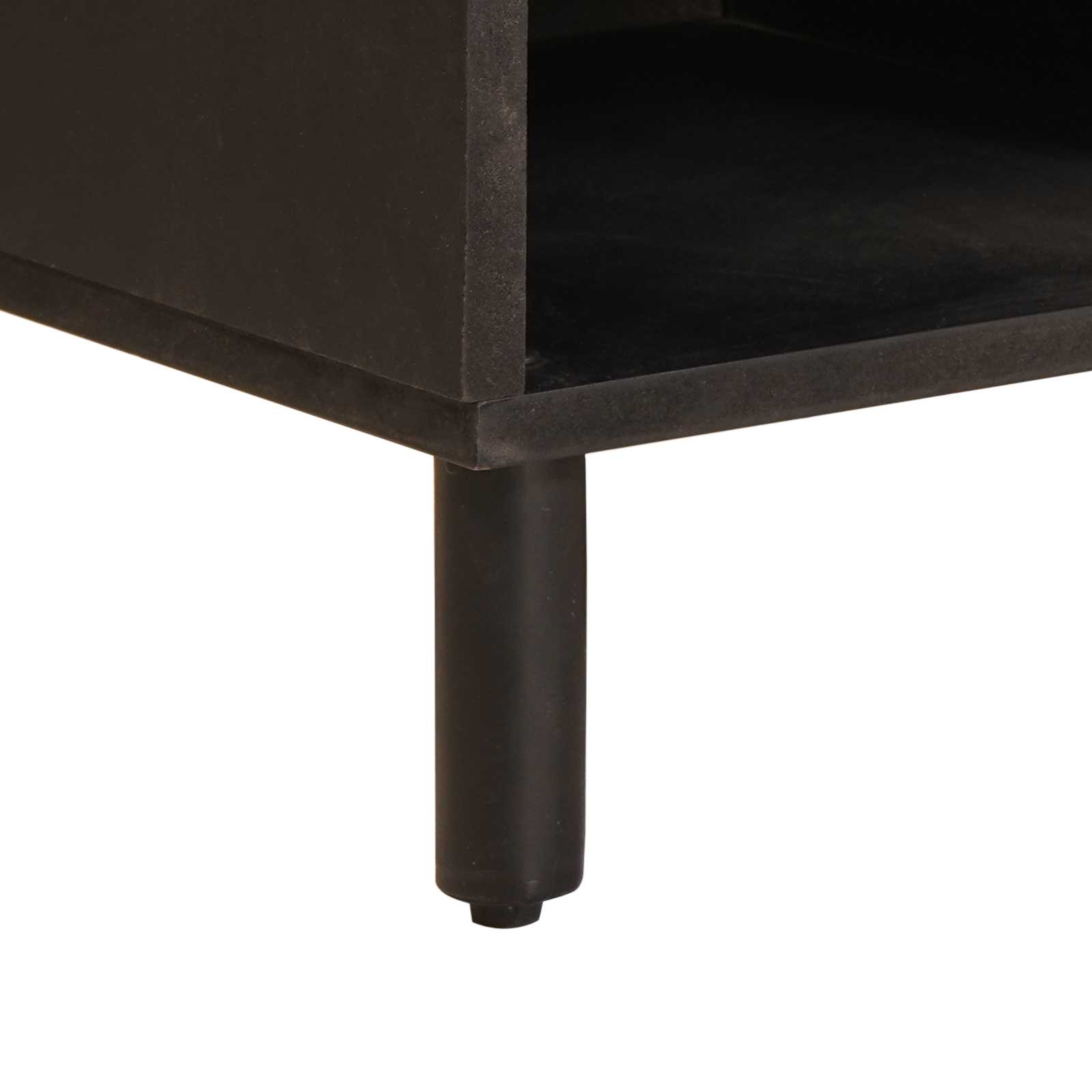 TV ormar Finš bijelog pranja 100 x 33 x 46 cm Čvrsto drvo manga
