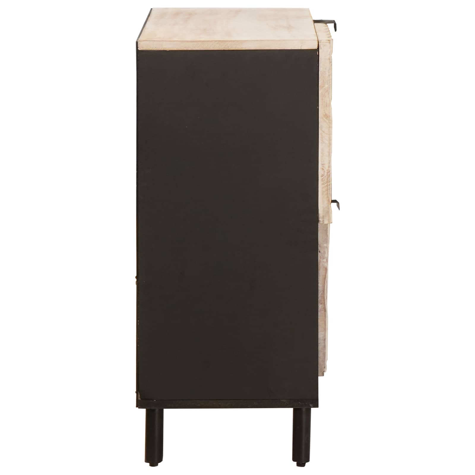 Kreveta Finš bijelog pranja 80 x 33 x 75 cm Čvrsto drvo manga