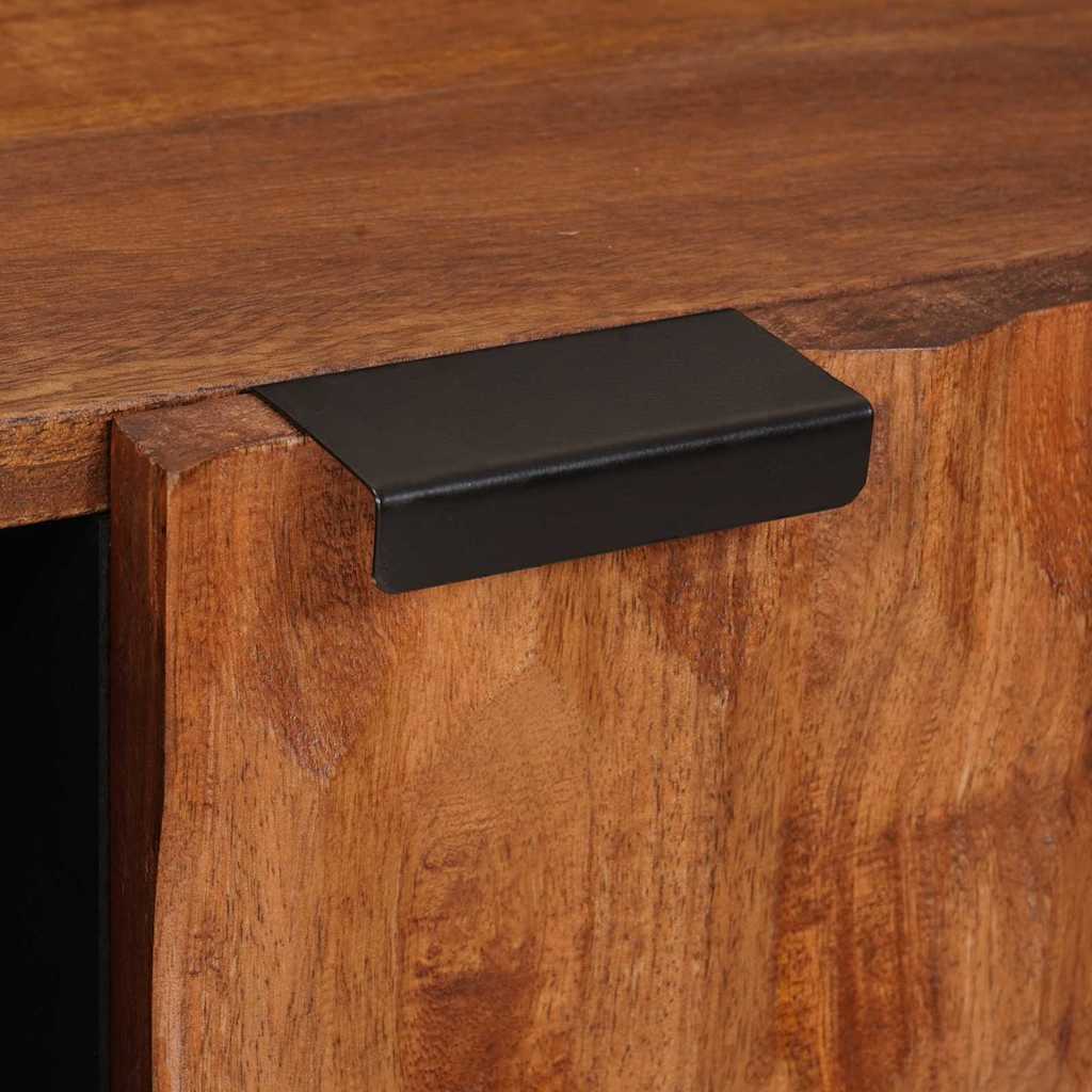 TV ormar Finš acacije smeđa 80 x 33 x 46 cm Čvrsto drvo manga