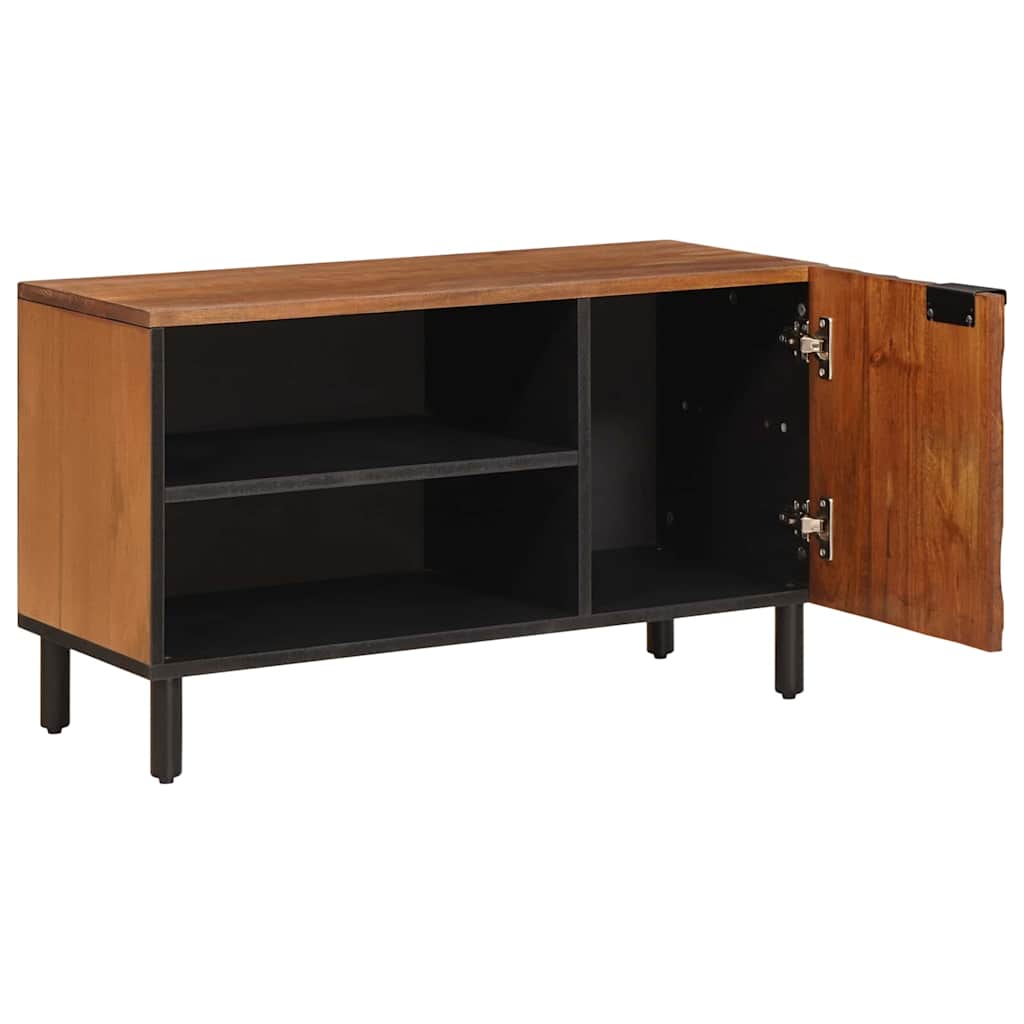 TV ormar Finš acacije smeđa 80 x 33 x 46 cm Čvrsto drvo manga