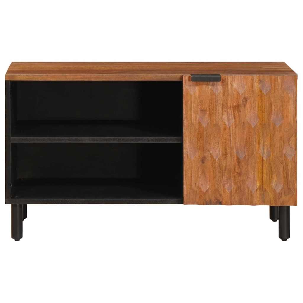 TV ormar Finš acacije smeđa 80 x 33 x 46 cm Čvrsto drvo manga