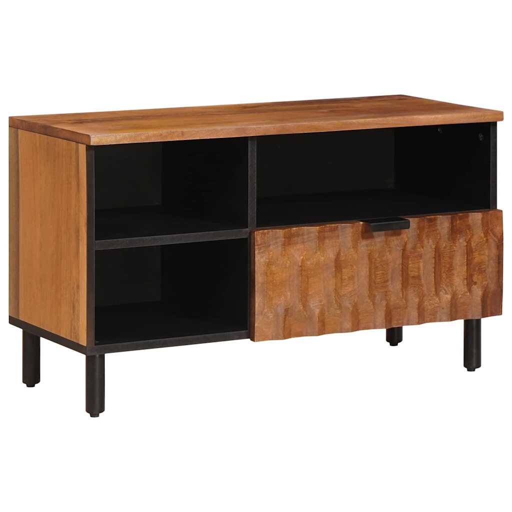 TV ormar Finš acacije smeđa 80 x 33 x 46 cm Čvrsto drvo manga