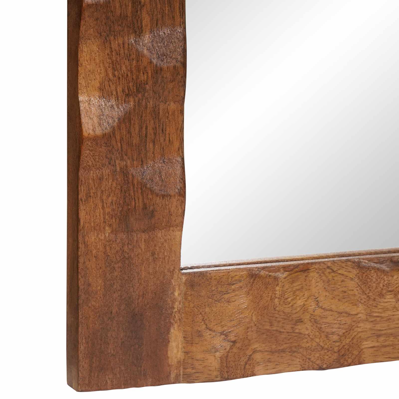 Zrcalo za kupaonicu Finš acacije smeđa 50 x 70 x 2,5 cm