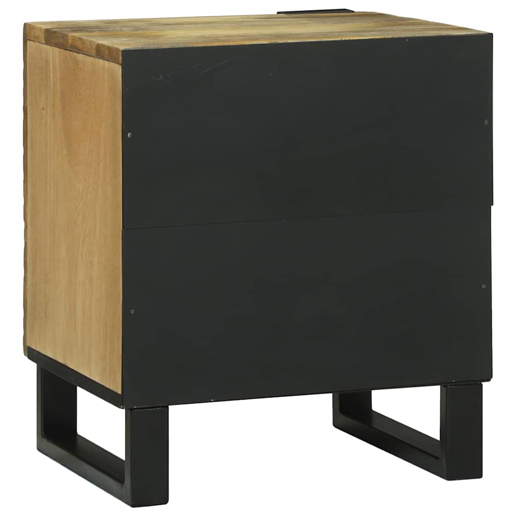 Noćni ormar 2 pcs Prirodna 40 x 33 x 46 cm Konstruirano drvo