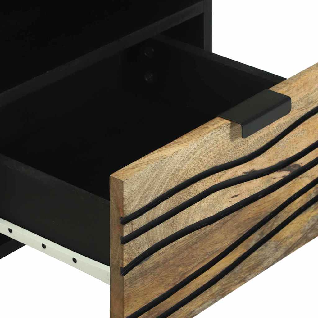 Noćni ormar 2 pcs Prirodna 40 x 33 x 46 cm Konstruirano drvo