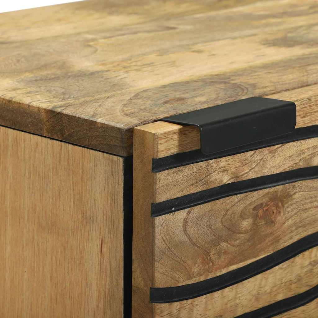 Highboard Smeđa 40 x 33 x 110 cm masivno drvo manga