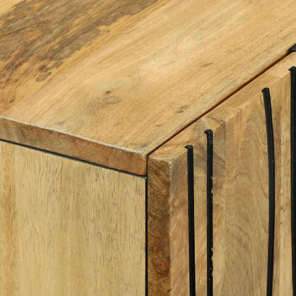 Highboard Smeđa 60 x 33 x 100 cm masivno drvo manga