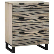 Kreveta s ladicama Bijelo 60 x 33.5 x 75 cm masivno drvo manga
