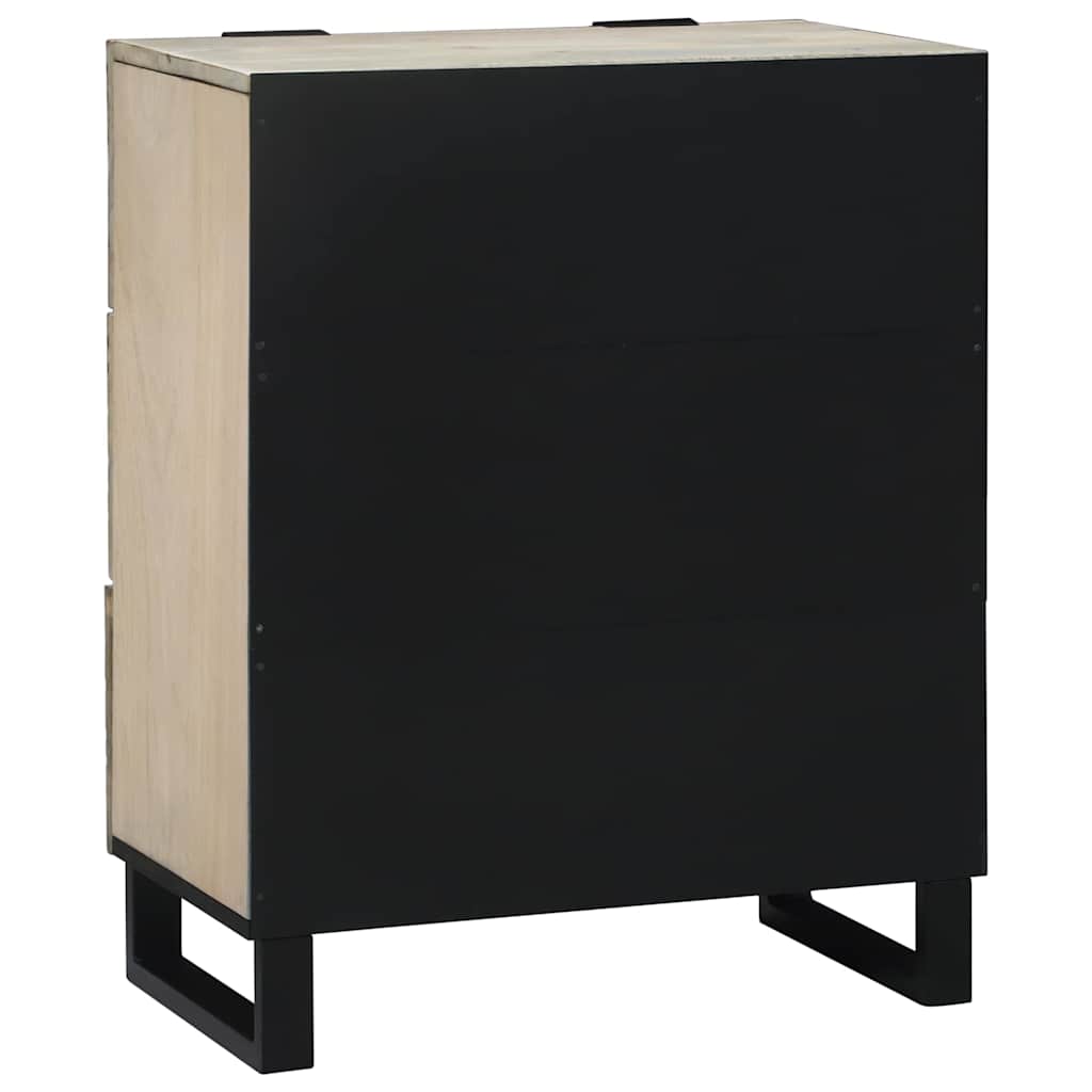 Kreveta s ladicama Bijelo 60 x 33.5 x 75 cm masivno drvo manga