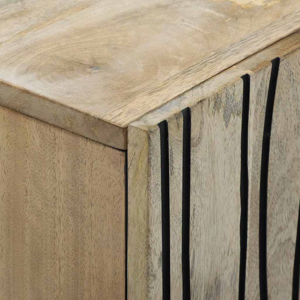 Komoda Bijelo 90 x 33 x 75 cm masivno drvo manga