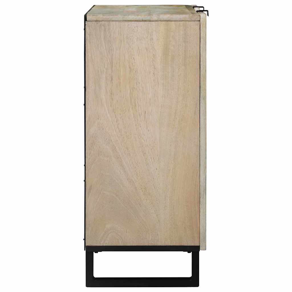 Komoda Bijelo 90 x 33 x 75 cm masivno drvo manga