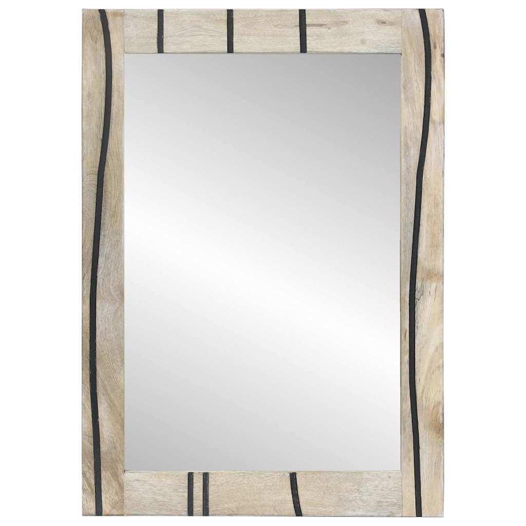 Zrcalo za kupaonicu Pravokutni Bijela 50 x 2,5 x 70 cm