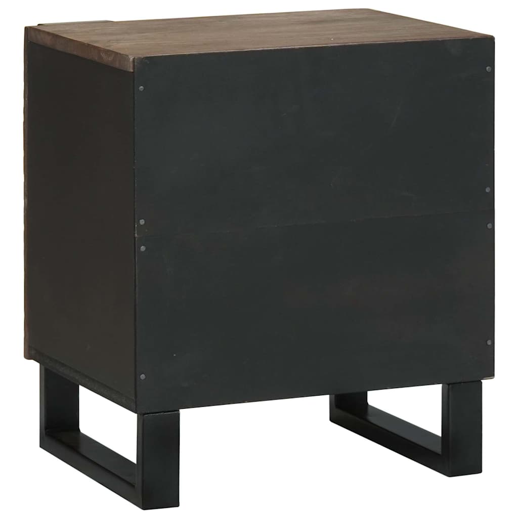 Noćni ormar 2 pcs Orah 40 x 33 x 46 cm Konstruirano drvo