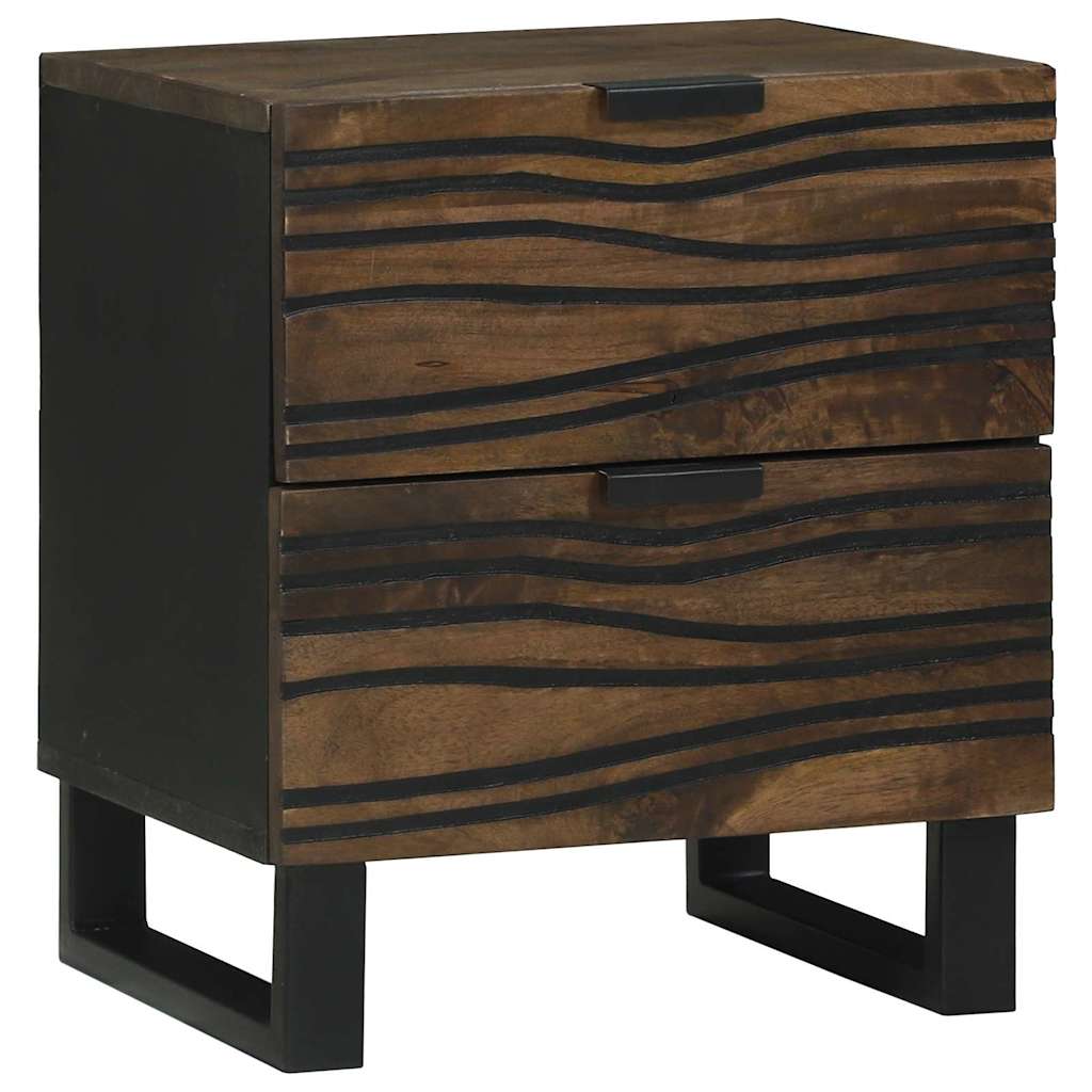 Noćni ormar 2 pcs Orah 40 x 33 x 46 cm Konstruirano drvo
