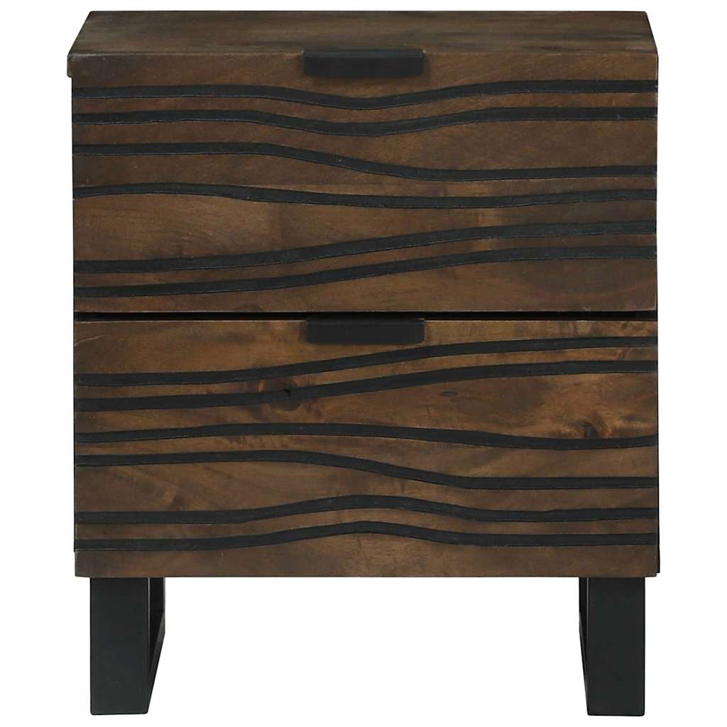 Noćni ormar 2 pcs Orah 40 x 33 x 46 cm Konstruirano drvo
