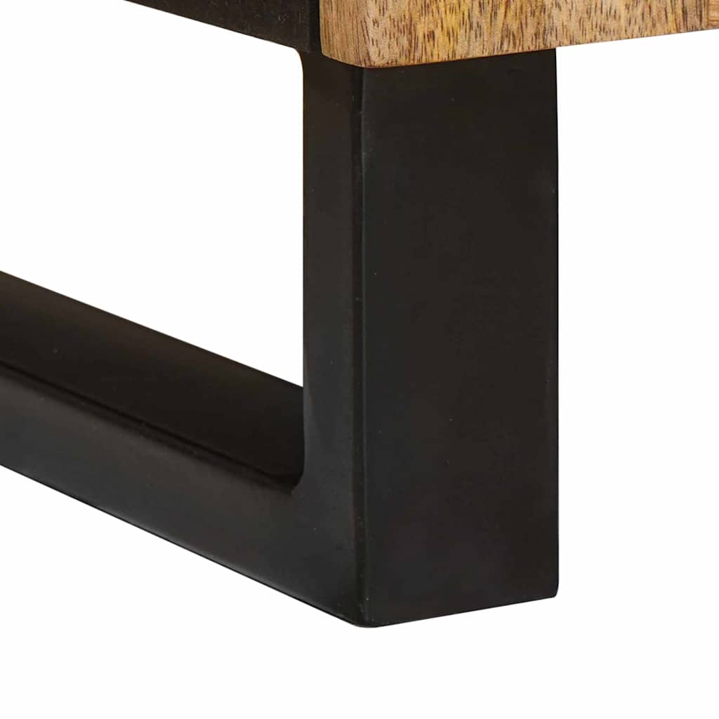 Noćni ormar 2 pcs Prirodna 40 x 33 x 46 cm Čvrsto drvo manga