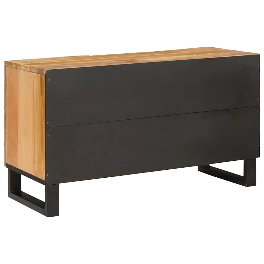 TV ormar s pohranom Smeđa 80 x 33 x 46 cm Čvrsto drvo manga