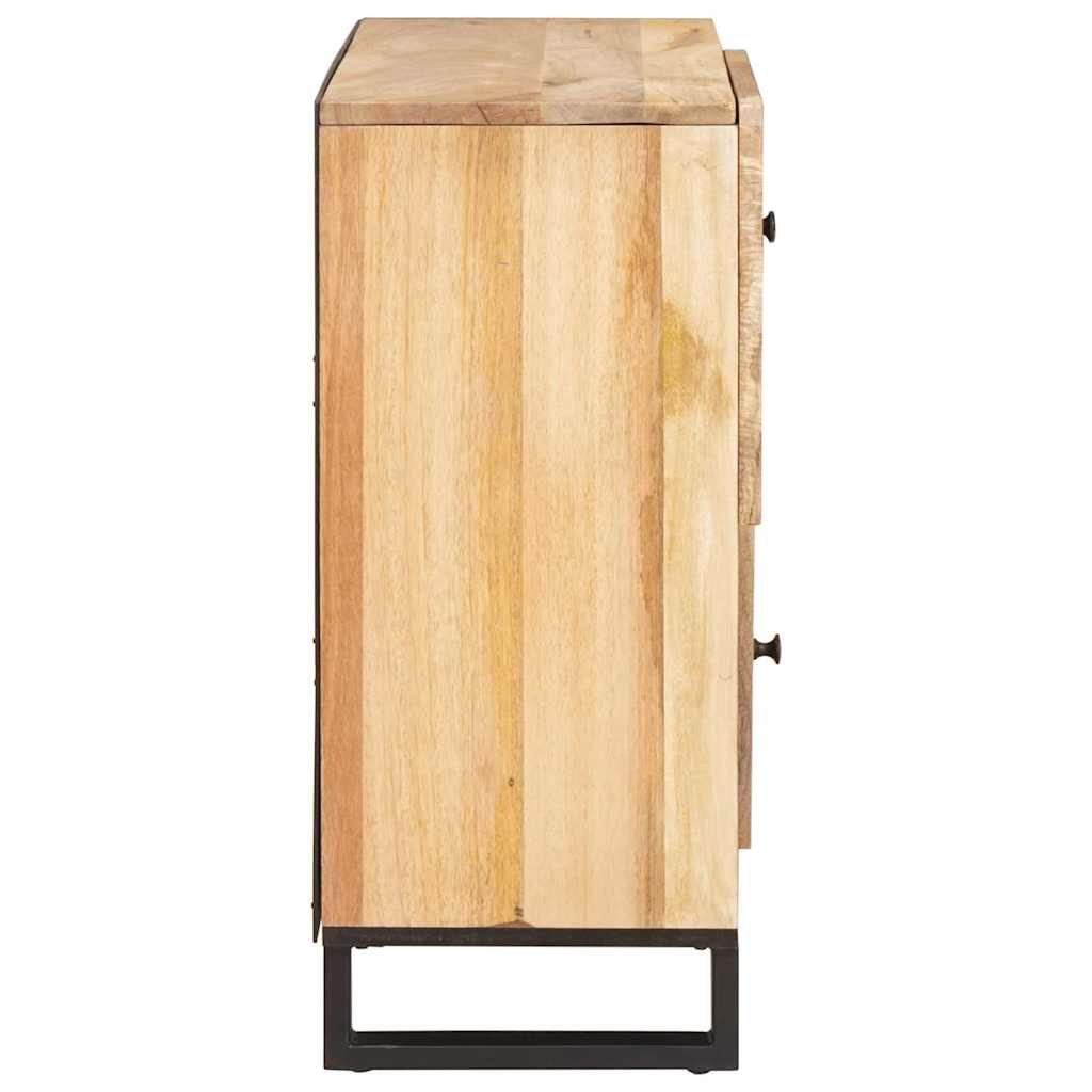 Kreveta s pohranom Smeđa 80 x 33 x 75 cm Čvrsto drvo manga
