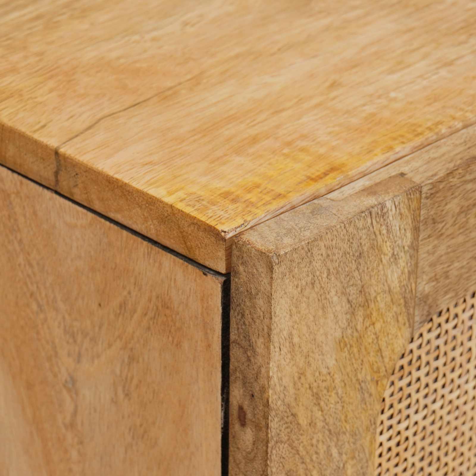 Highboard s ladicama Smeđa 40 x 33 x 110 cm Čvrsto drvo manga