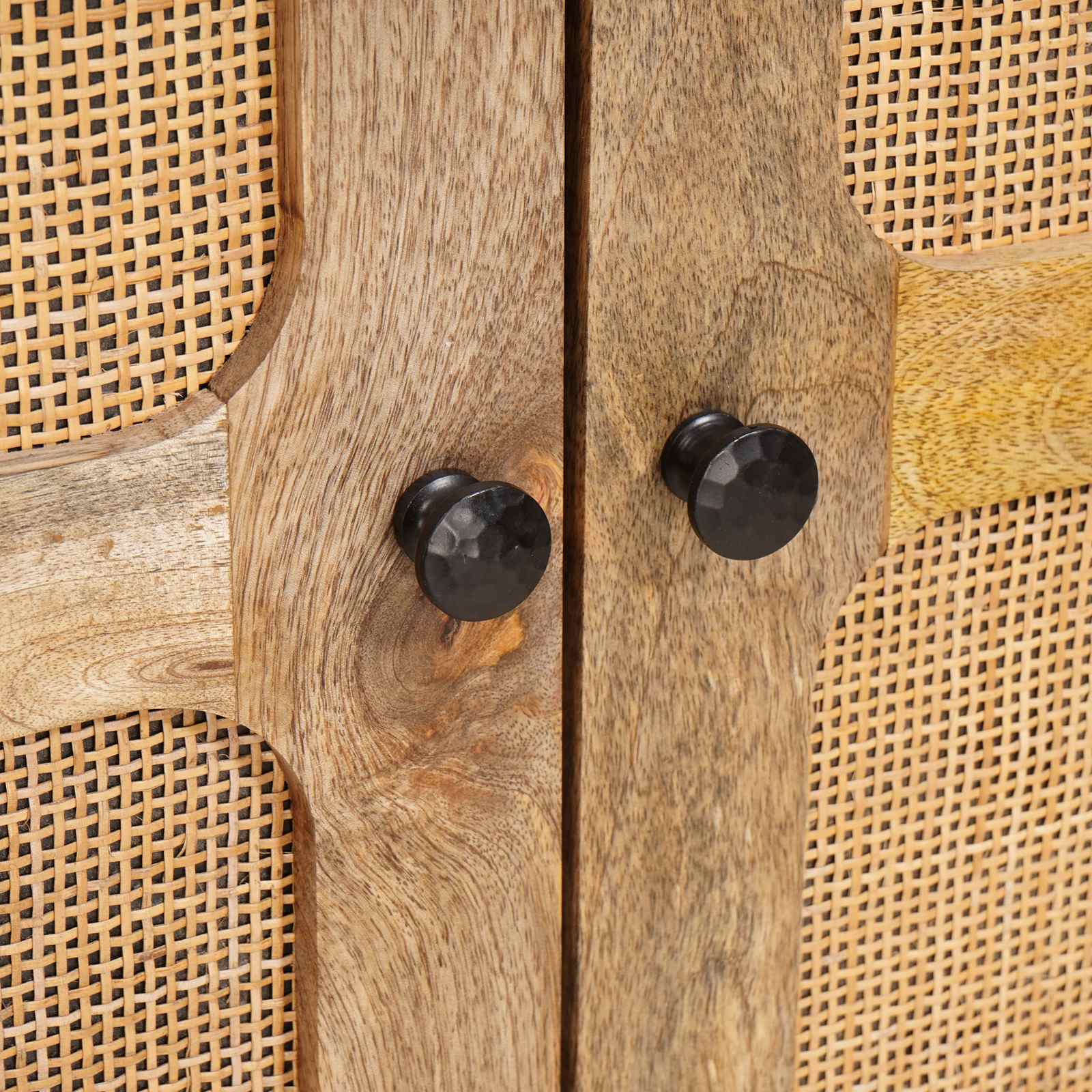 Highboard s ladicama Smeđa 40 x 33 x 110 cm Čvrsto drvo manga