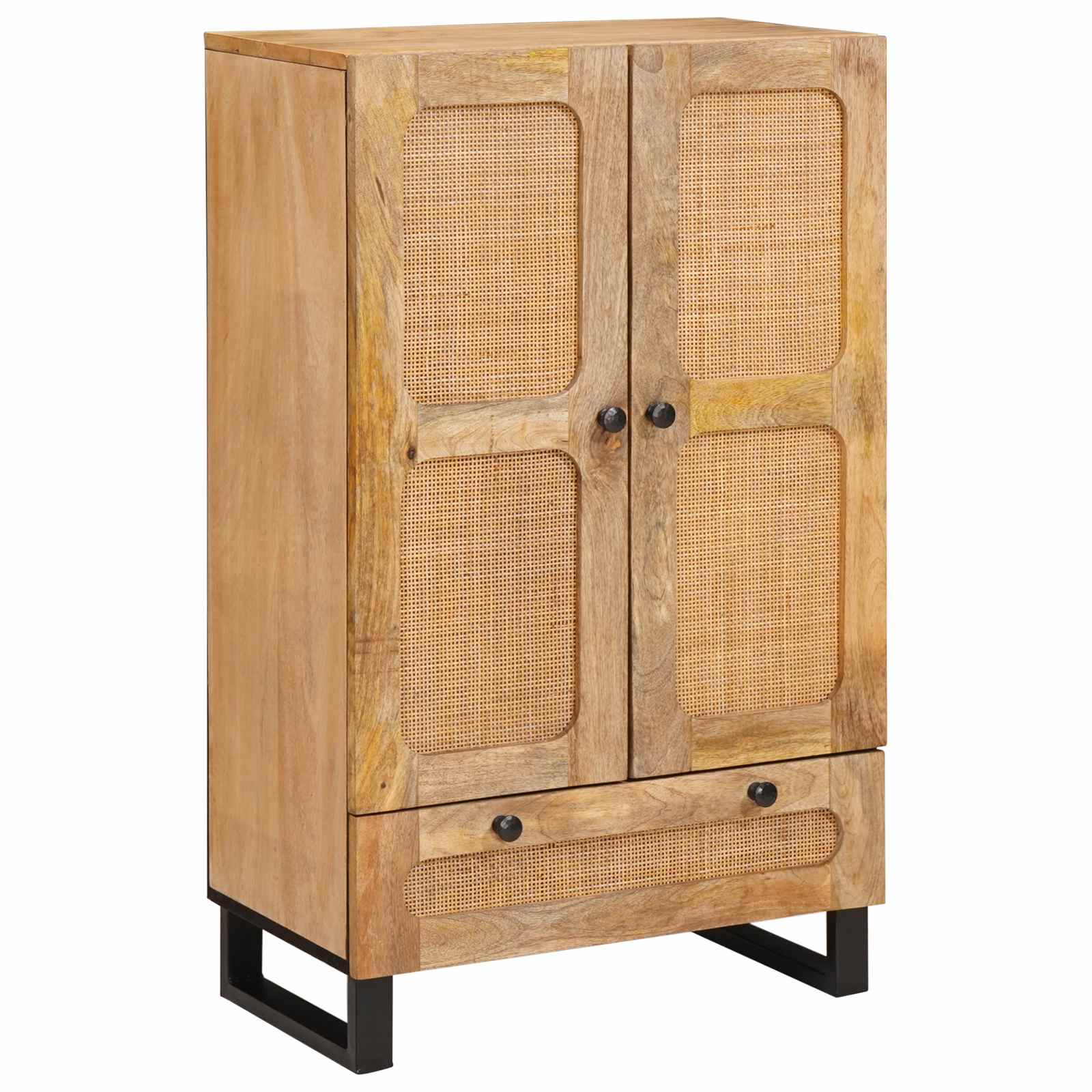 Highboard s ladicama Smeđa 40 x 33 x 110 cm Čvrsto drvo manga