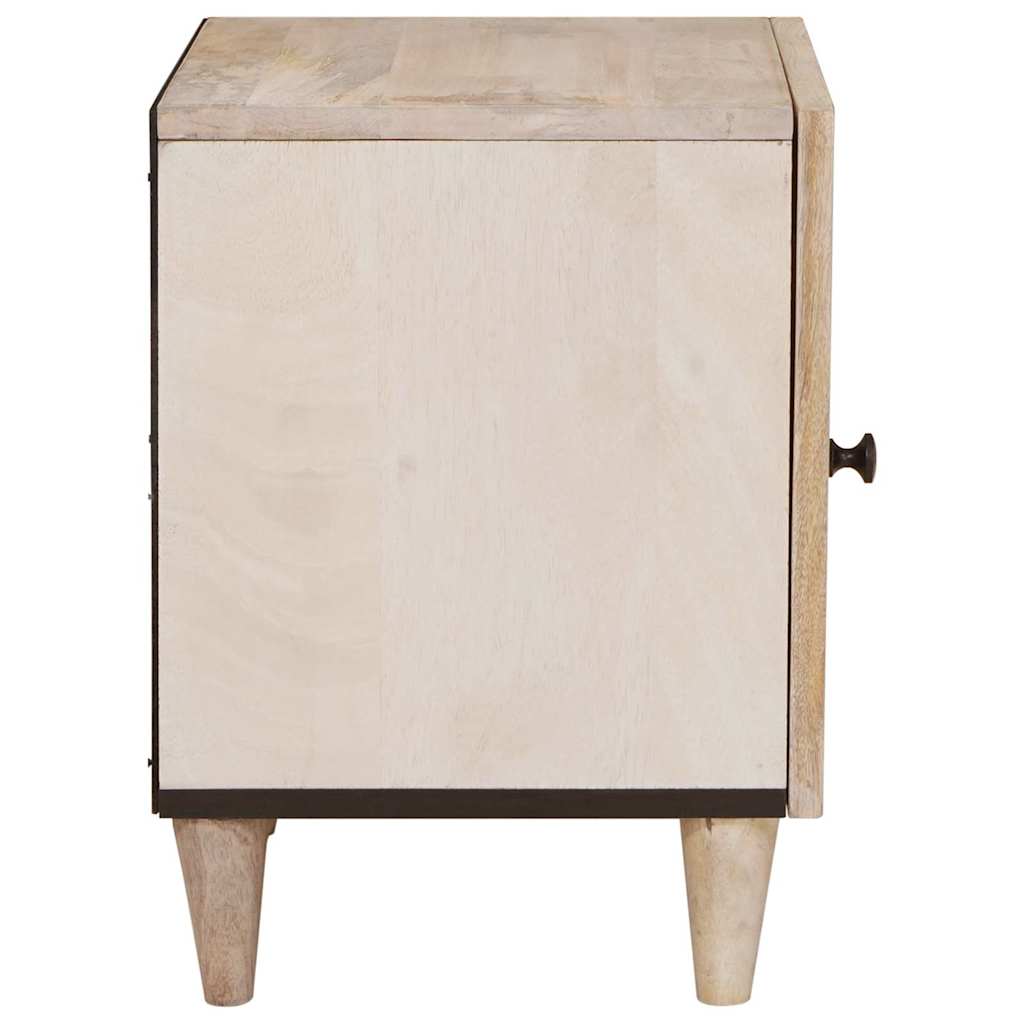 Noćni ormar 2 pcs Bijela 80 x 50 x 40 cm Konstruirano drvo