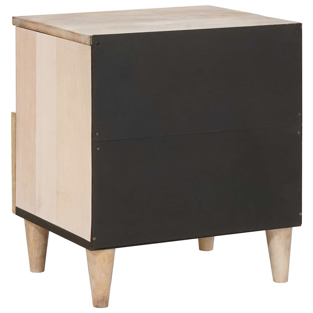 Noćni ormar 2 pcs Bijela 40 x 33 x 46 cm Konstruirano drvo