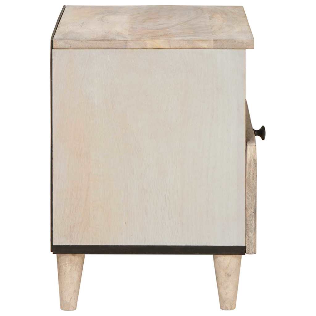 Noćni ormar 2 pcs Bijela 40 x 33 x 46 cm Konstruirano drvo