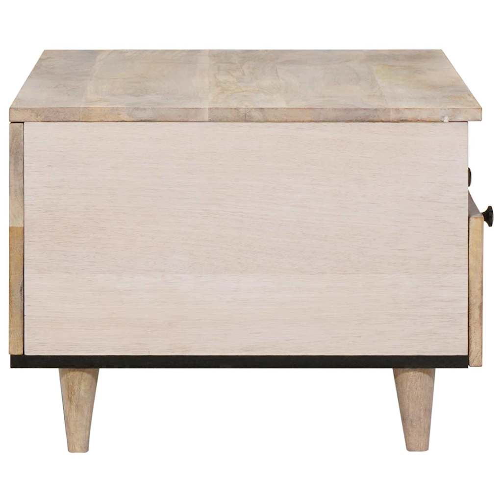Kava Stol Bijela 80 x 54 x 40 cm Konstruirano drvo