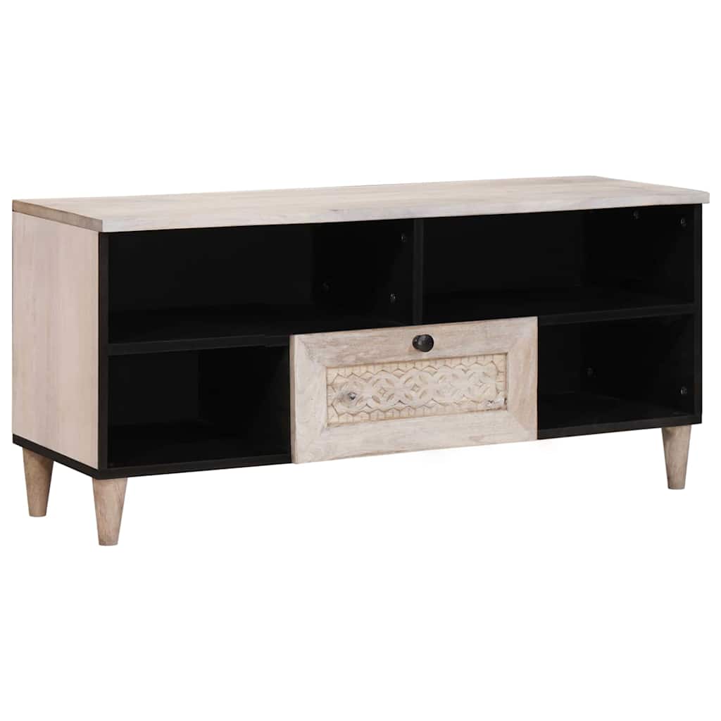 TV Jedinice s policom Bijelo 105 x 33 x 46 cm Konstruirano drvo