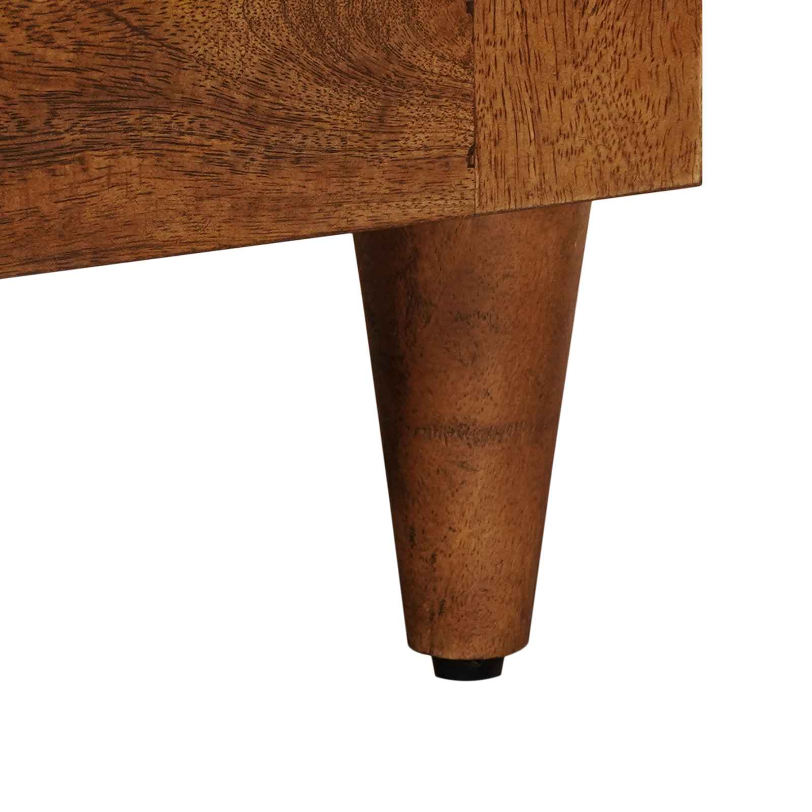 Noćni ormar 2 pcs Smeđa 40 x 33 x 46 cm Čvrsto drvo manga